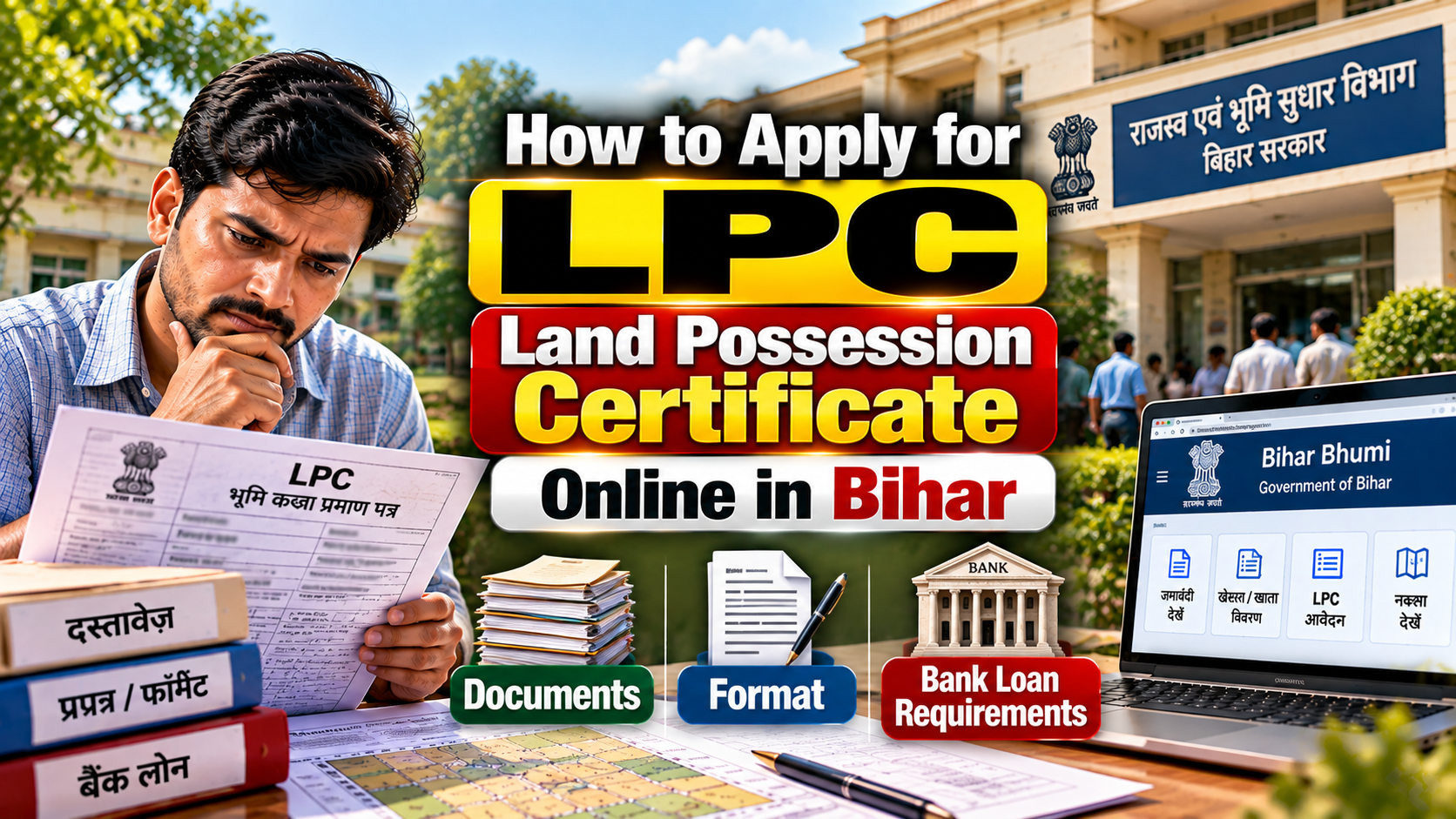 LPC Online Apply in Bihar: Documents, Format, and Bank Loan Requirements