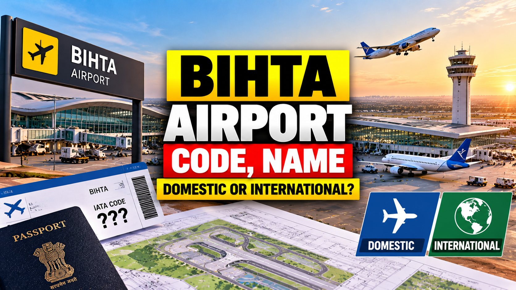 Bihta Airport Code, Name and Domestic or International Status